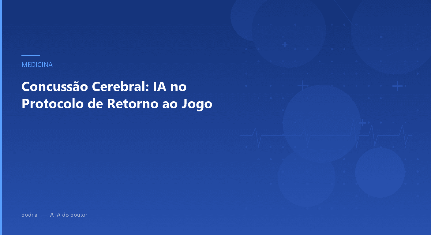 Concussão Cerebral: IA no Protocolo de Retorno ao Jogo