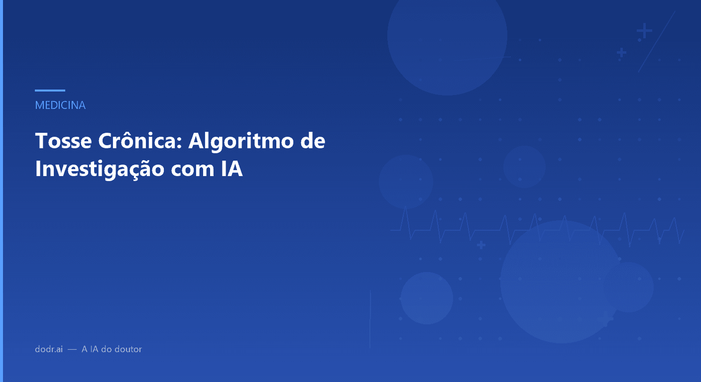 Tosse Crônica: Algoritmo de Investigação com IA